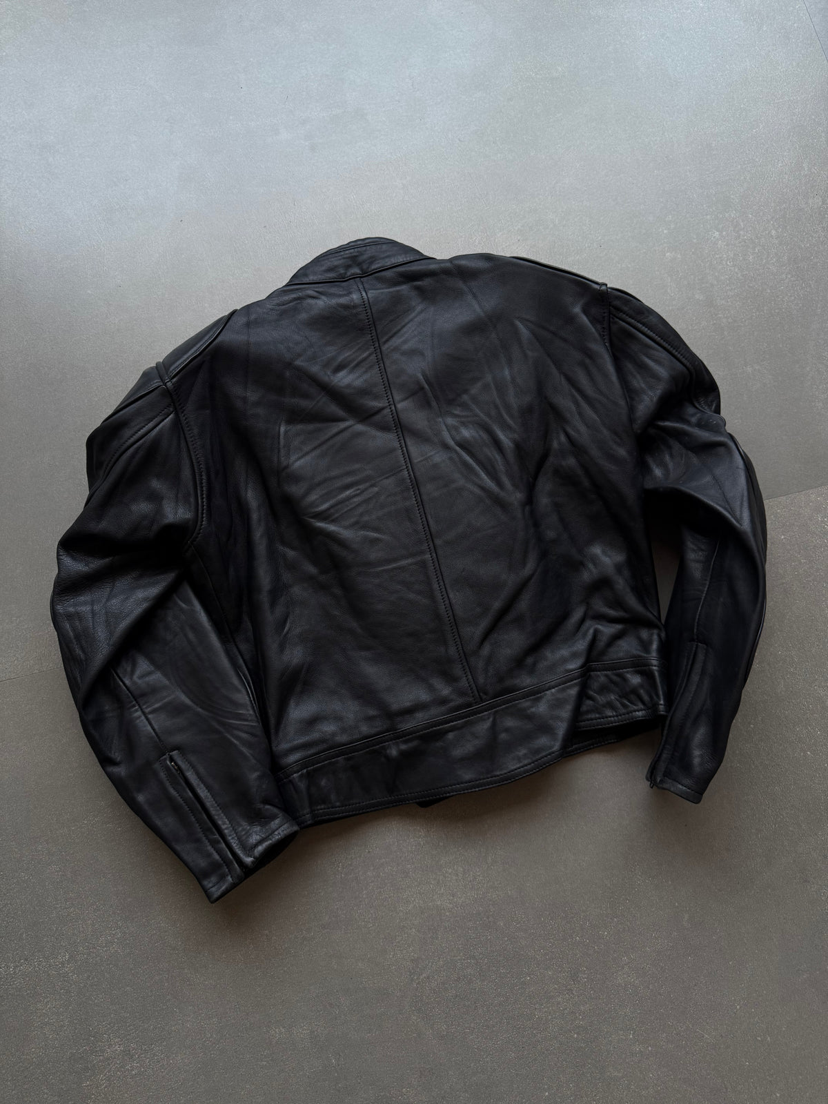 VINTAGE RARE GRANTURISMO LEATHER BIKER JACKET