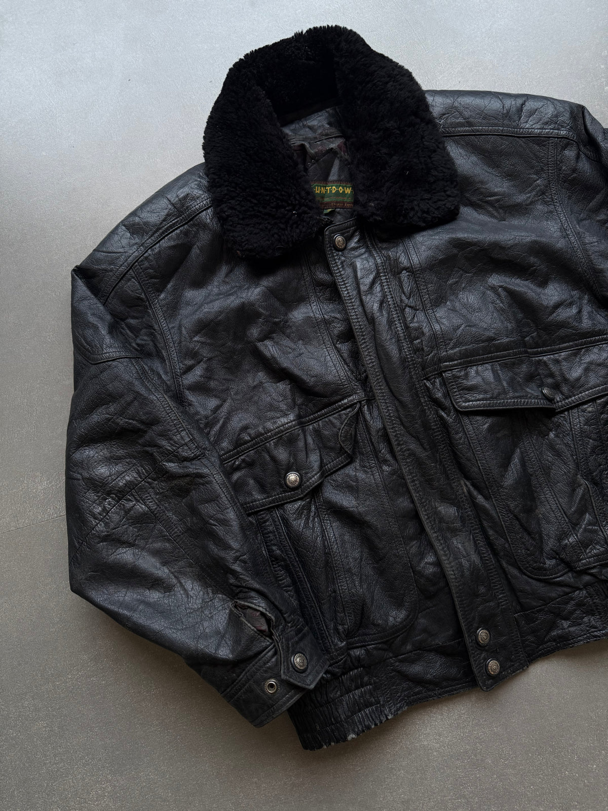 VINTAGE COUNT DOWN LEATHER JACKET