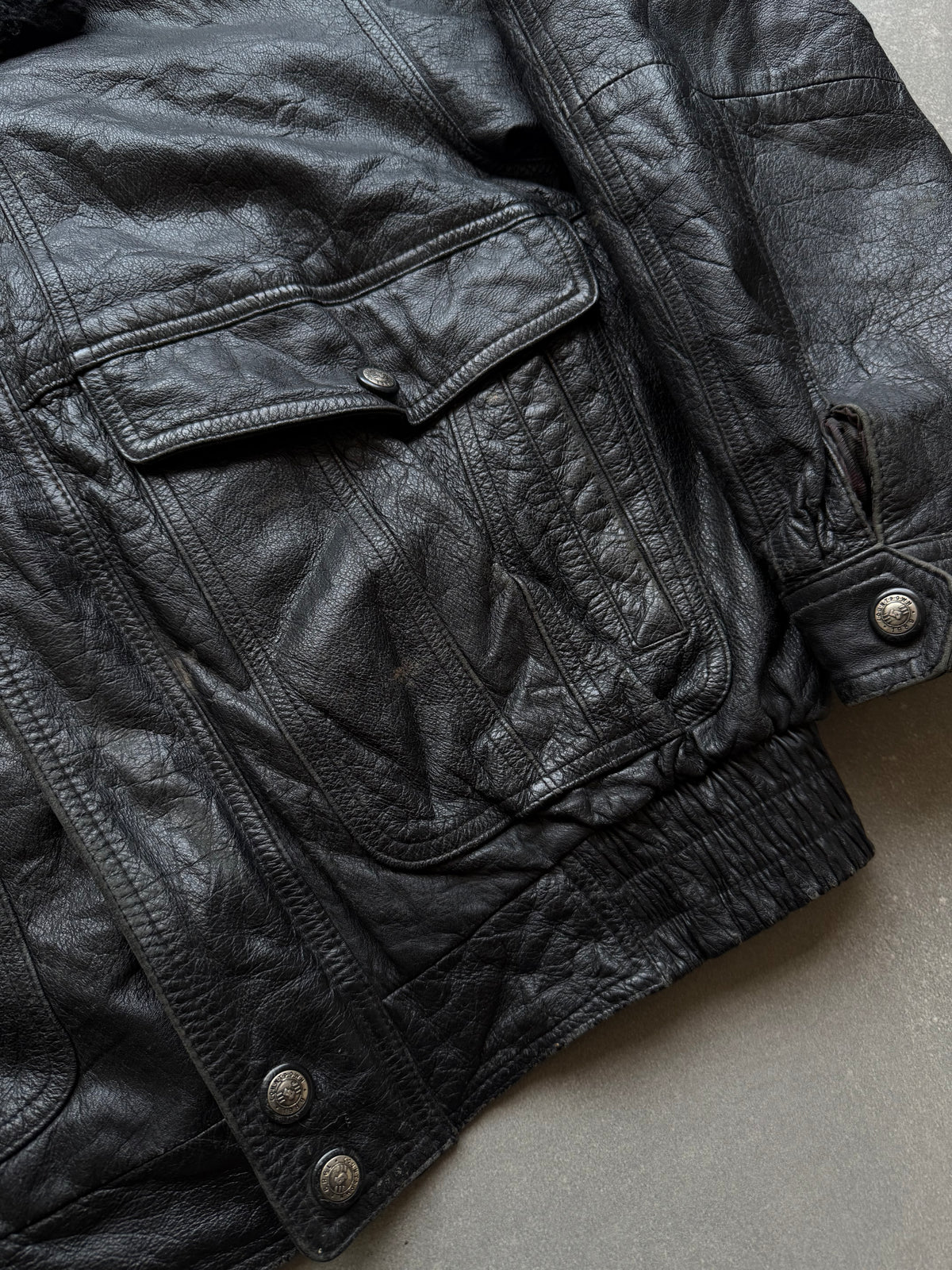 VINTAGE COUNT DOWN LEATHER JACKET