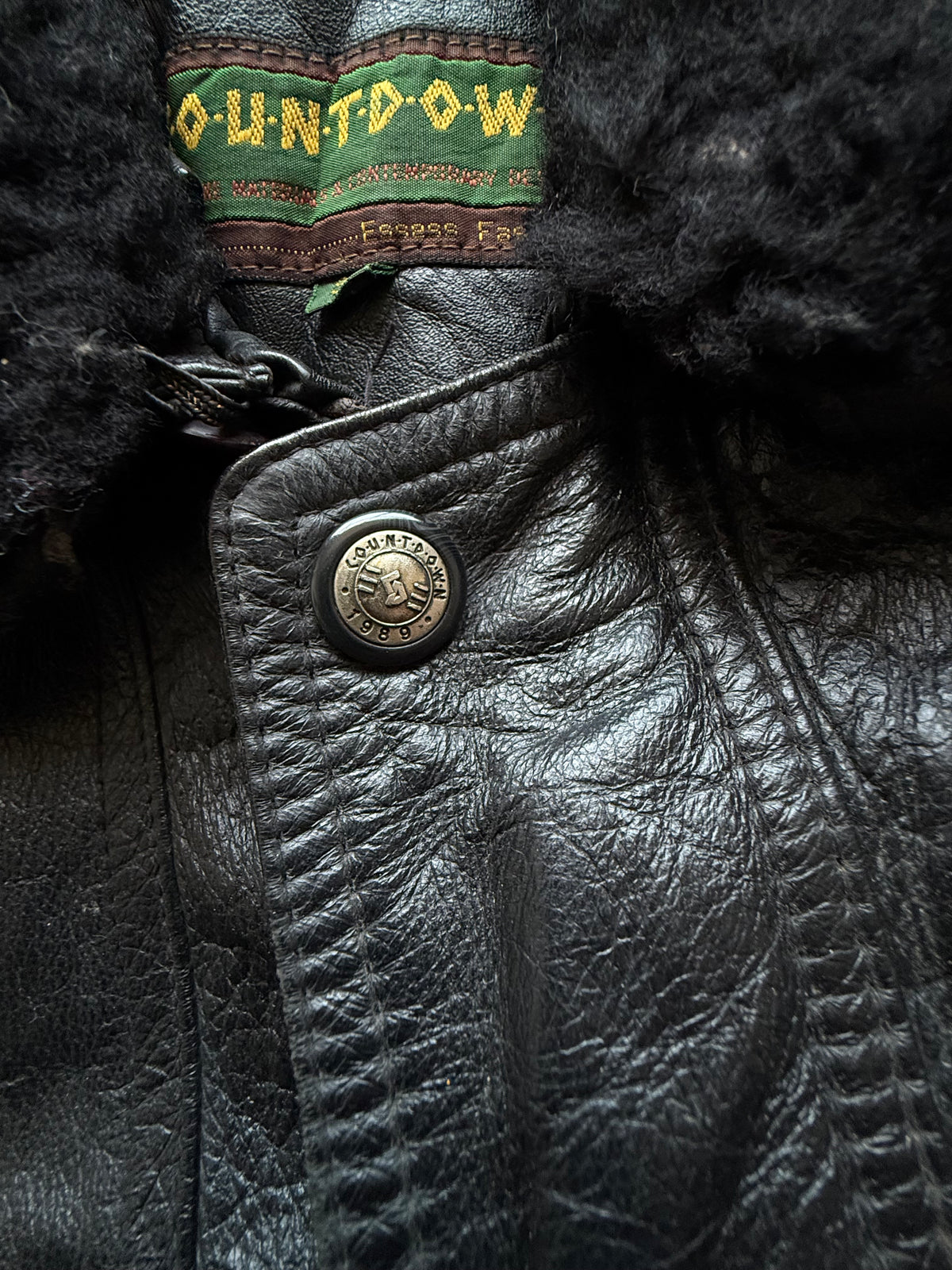 VINTAGE COUNT DOWN LEATHER JACKET