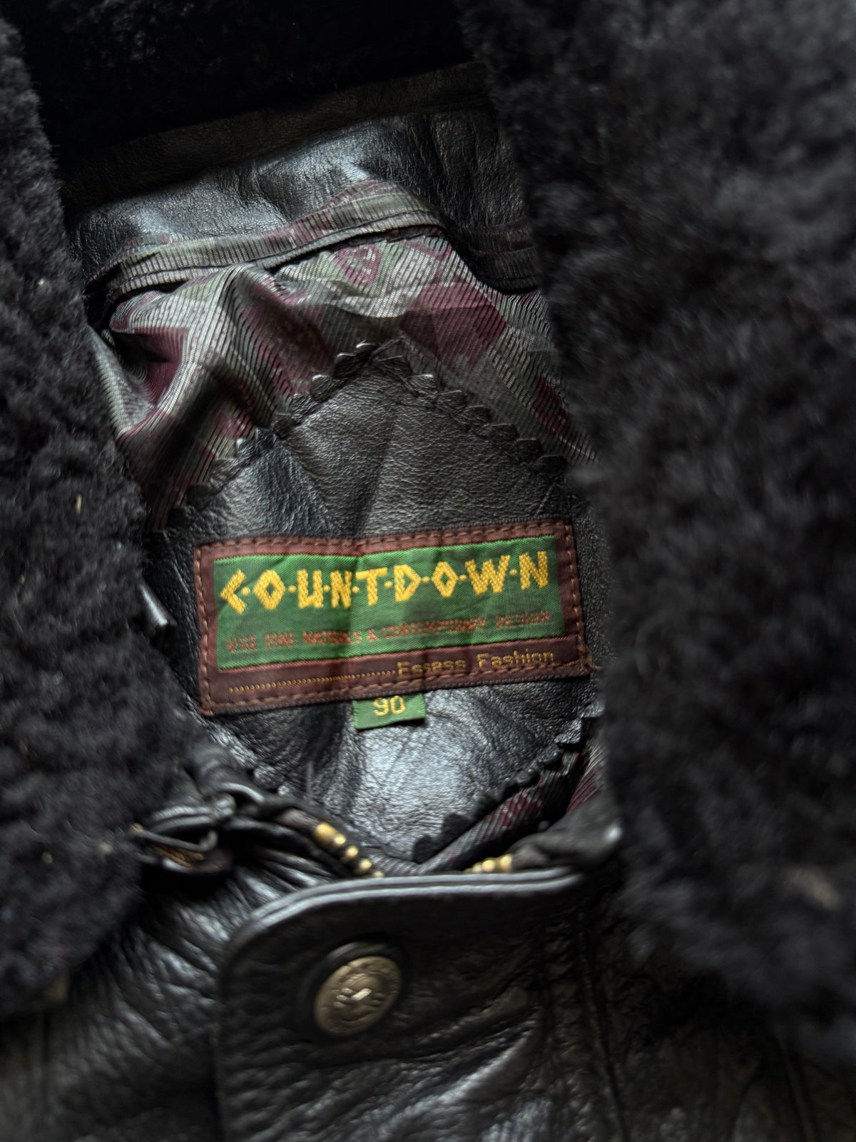 VINTAGE COUNT DOWN LEATHER JACKET