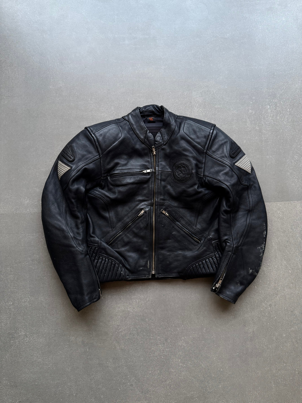 VINTAGE RARE HEIN GERICKE LEATHER BIKER JACKET