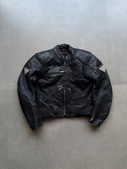 VINTAGE RARE HEIN GERICKE LEATHER BIKER JACKET
