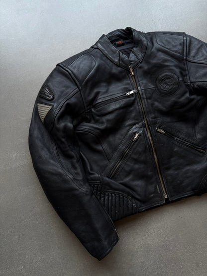 VINTAGE RARE HEIN GERICKE LEATHER BIKER JACKET