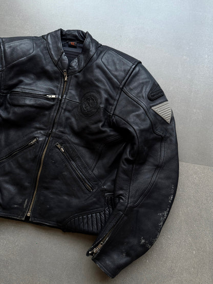 VINTAGE RARE HEIN GERICKE LEATHER BIKER JACKET