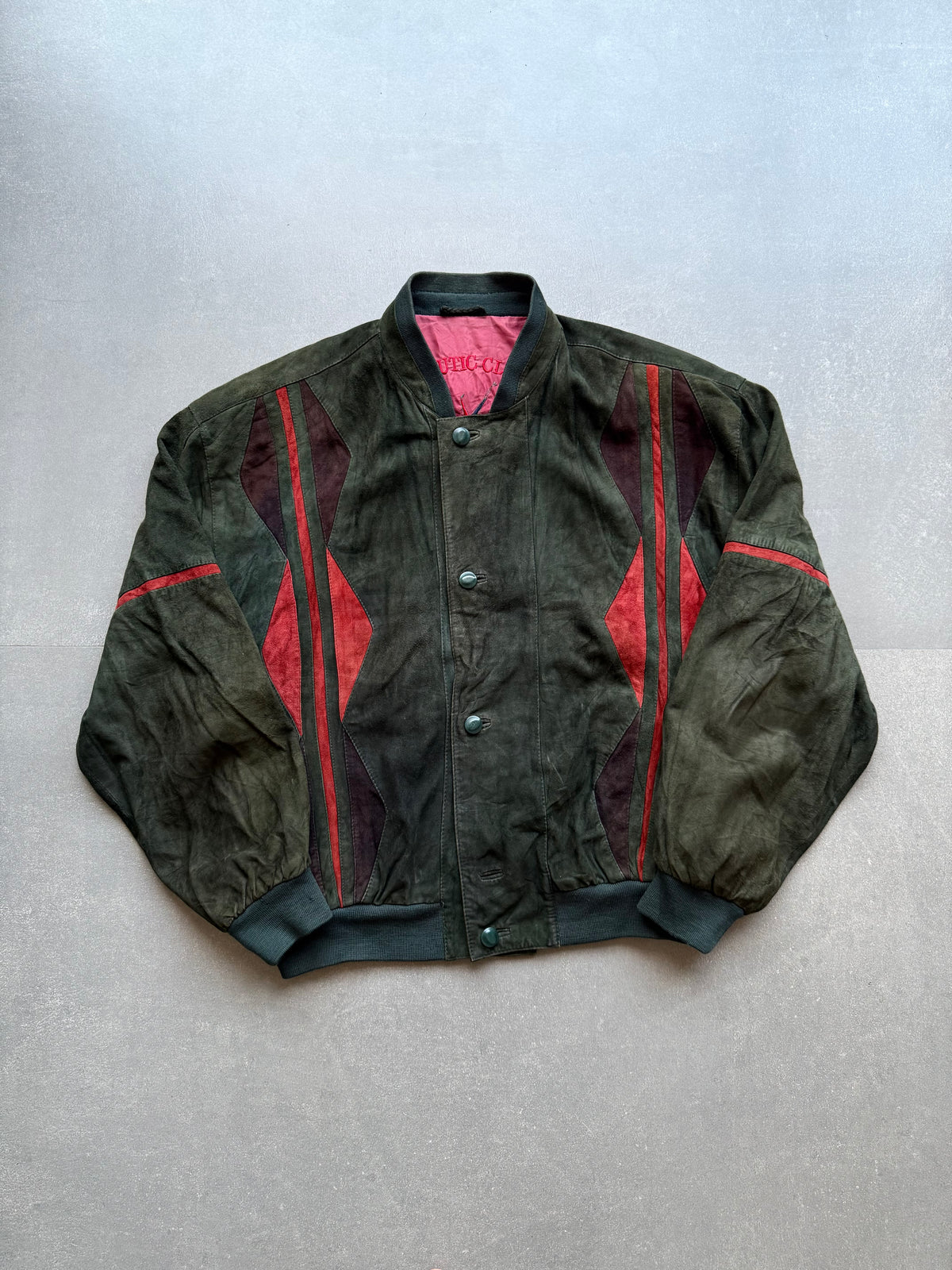 VINTAGE NAUTIC CLUB SUEDE JACKET