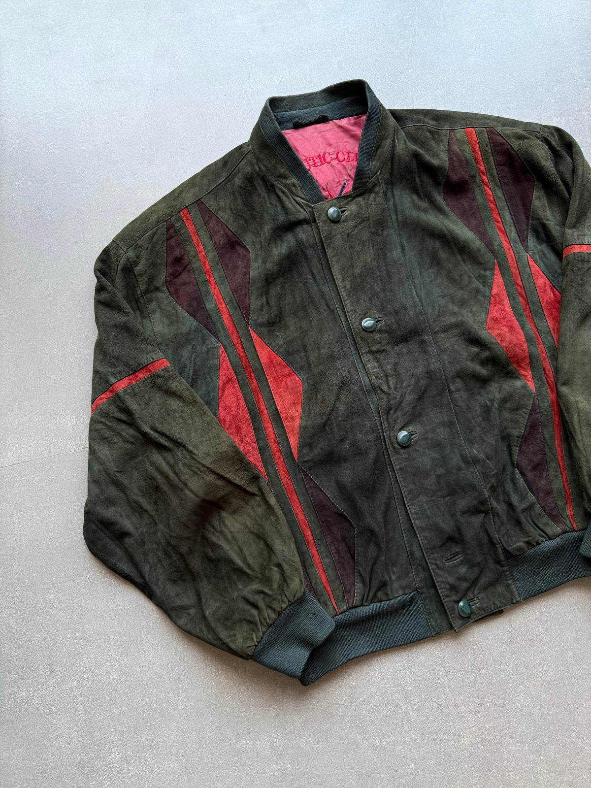 VINTAGE NAUTIC CLUB SUEDE JACKET