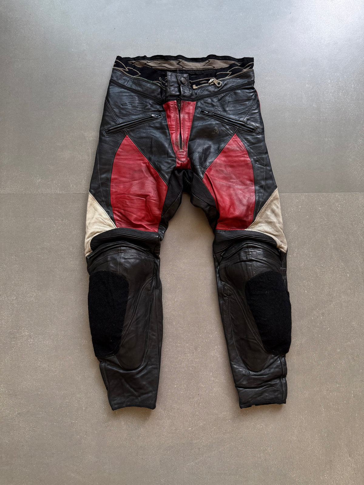 VINTAGE SPIDI LEATHER RACING PANT (safety pads)