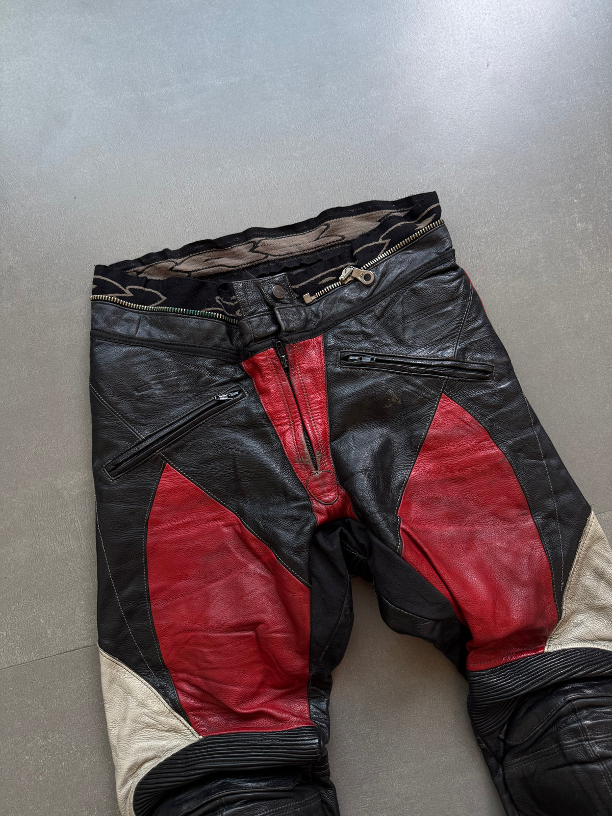 VINTAGE SPIDI LEATHER RACING PANT (safety pads)