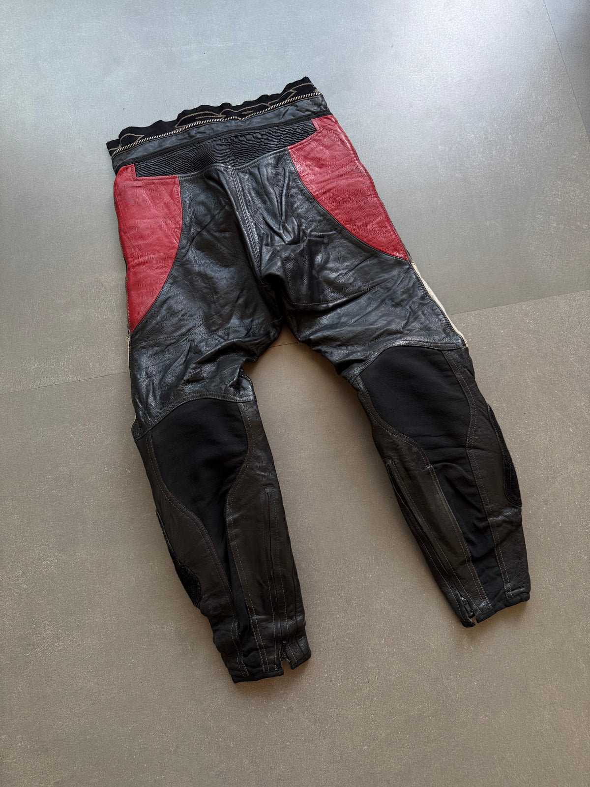 VINTAGE SPIDI LEATHER RACING PANT (safety pads)