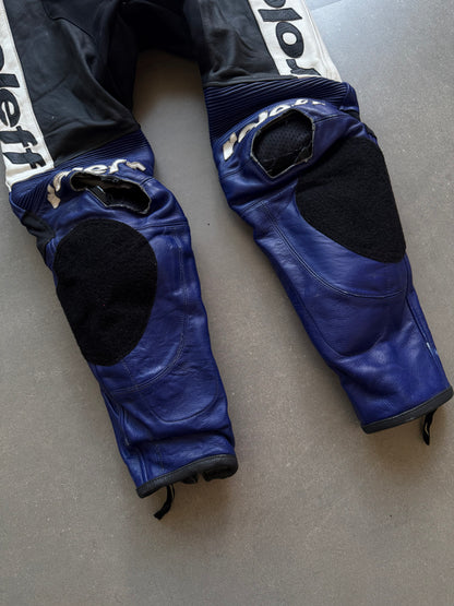 VINTAGE ROLEFF LEATHER RACING PANT(safety pads)