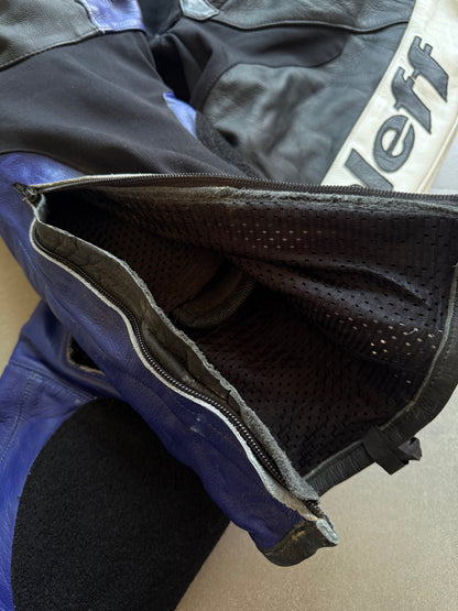 VINTAGE ROLEFF LEATHER RACING PANT(safety pads)