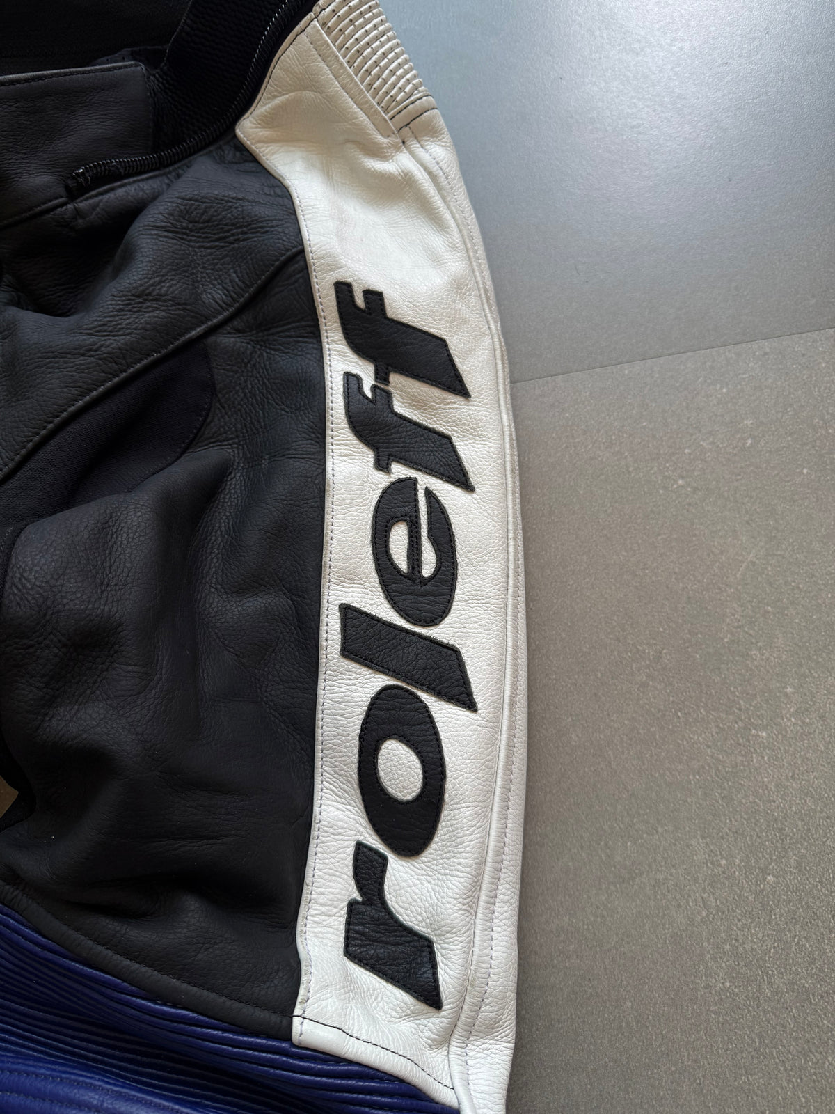 VINTAGE ROLEFF LEATHER RACING PANT(safety pads)