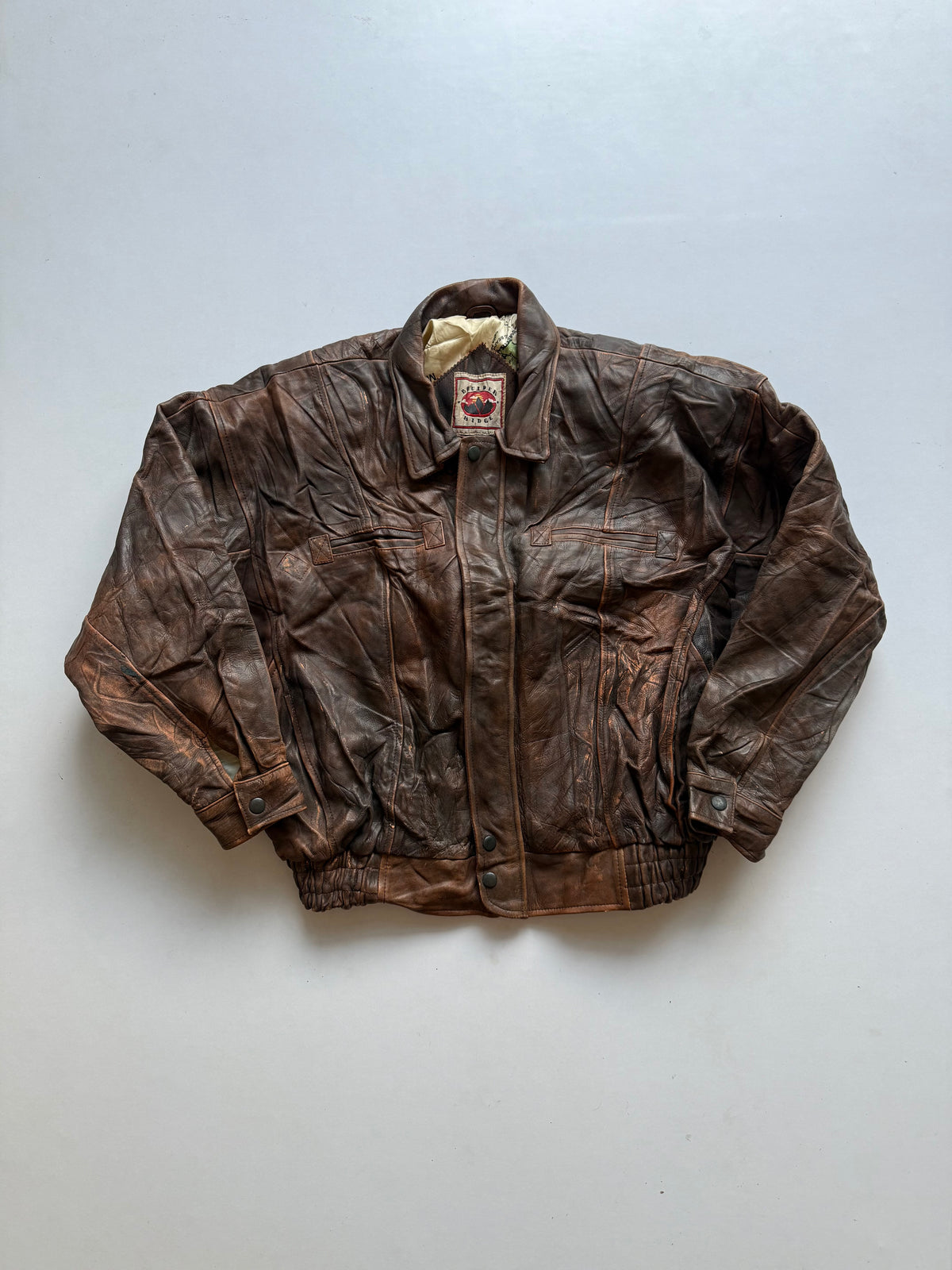 VINTAGE BOULDER RIDGE LEATHER JACKET
