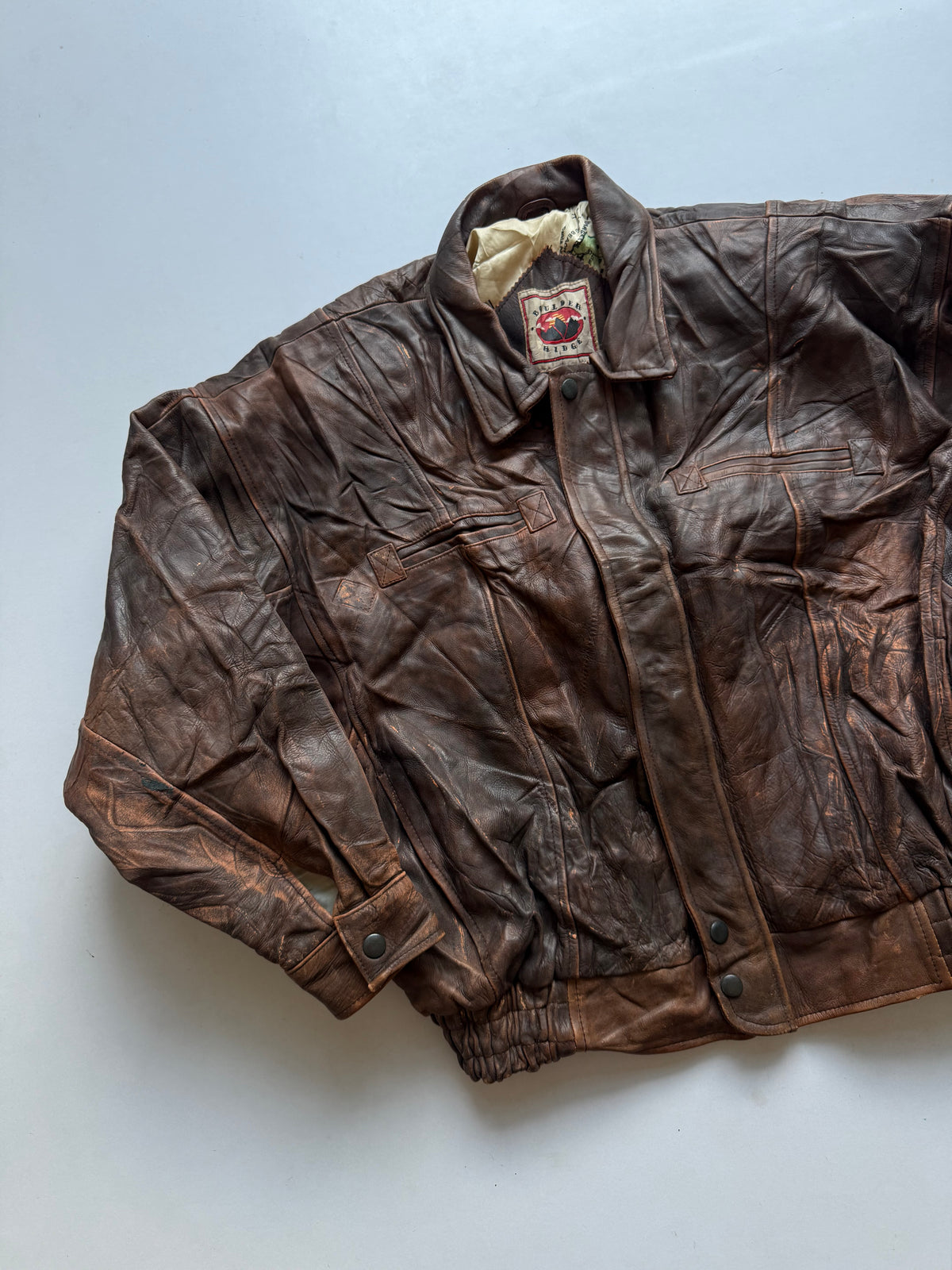 VINTAGE BOULDER RIDGE LEATHER JACKET