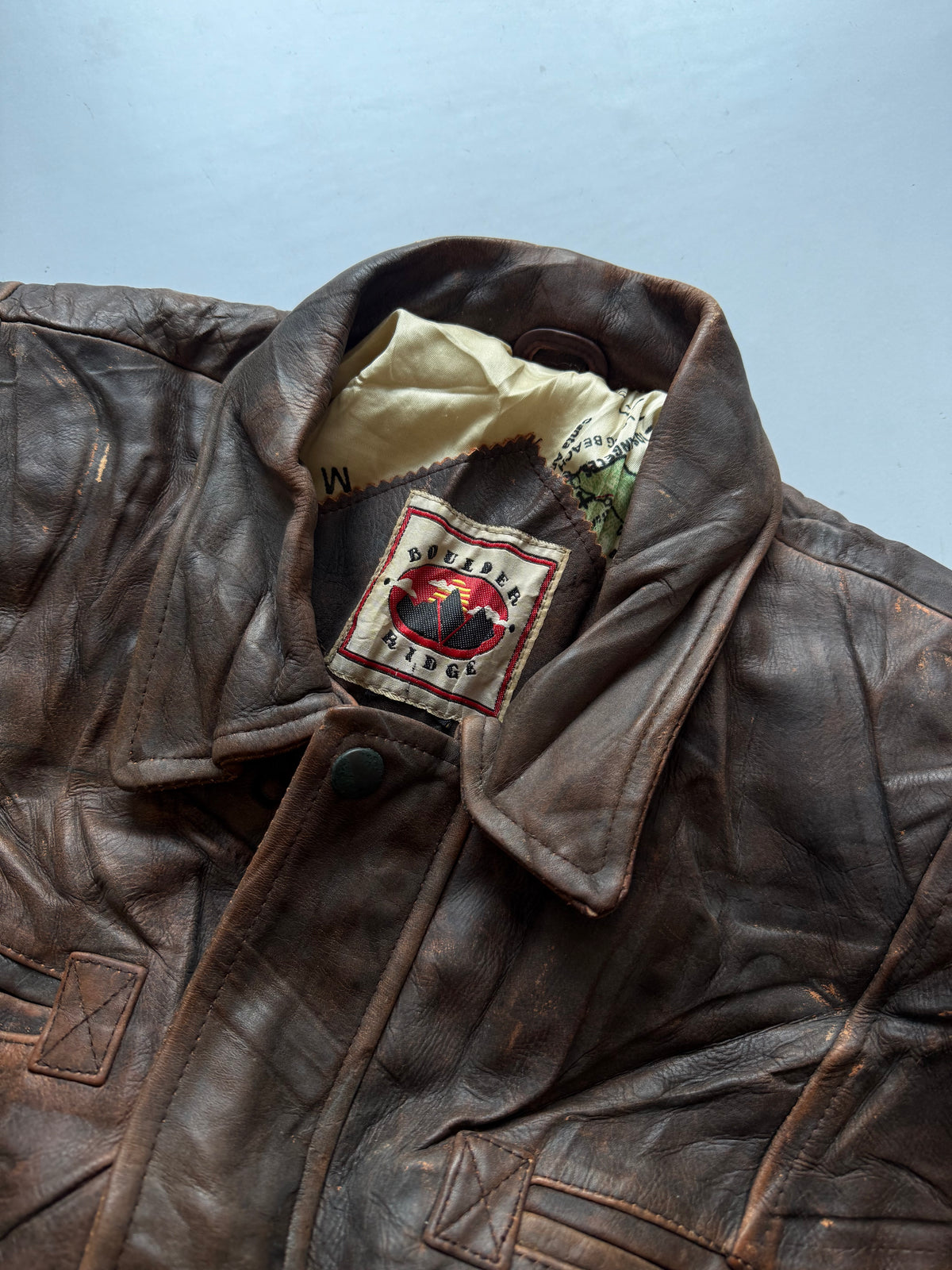 VINTAGE BOULDER RIDGE LEATHER JACKET