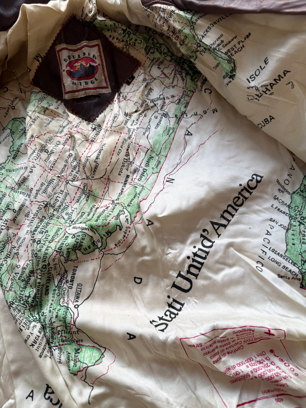 VINTAGE BOULDER RIDGE LEATHER JACKET