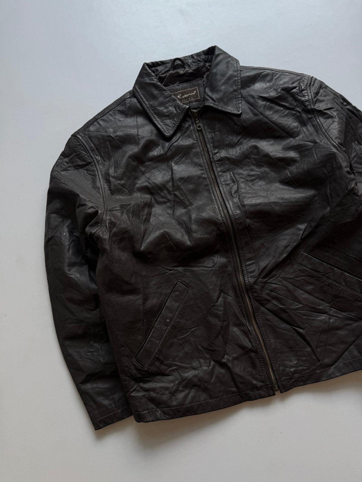 VINTAGE IN EXTENSO LEATHER JACKET