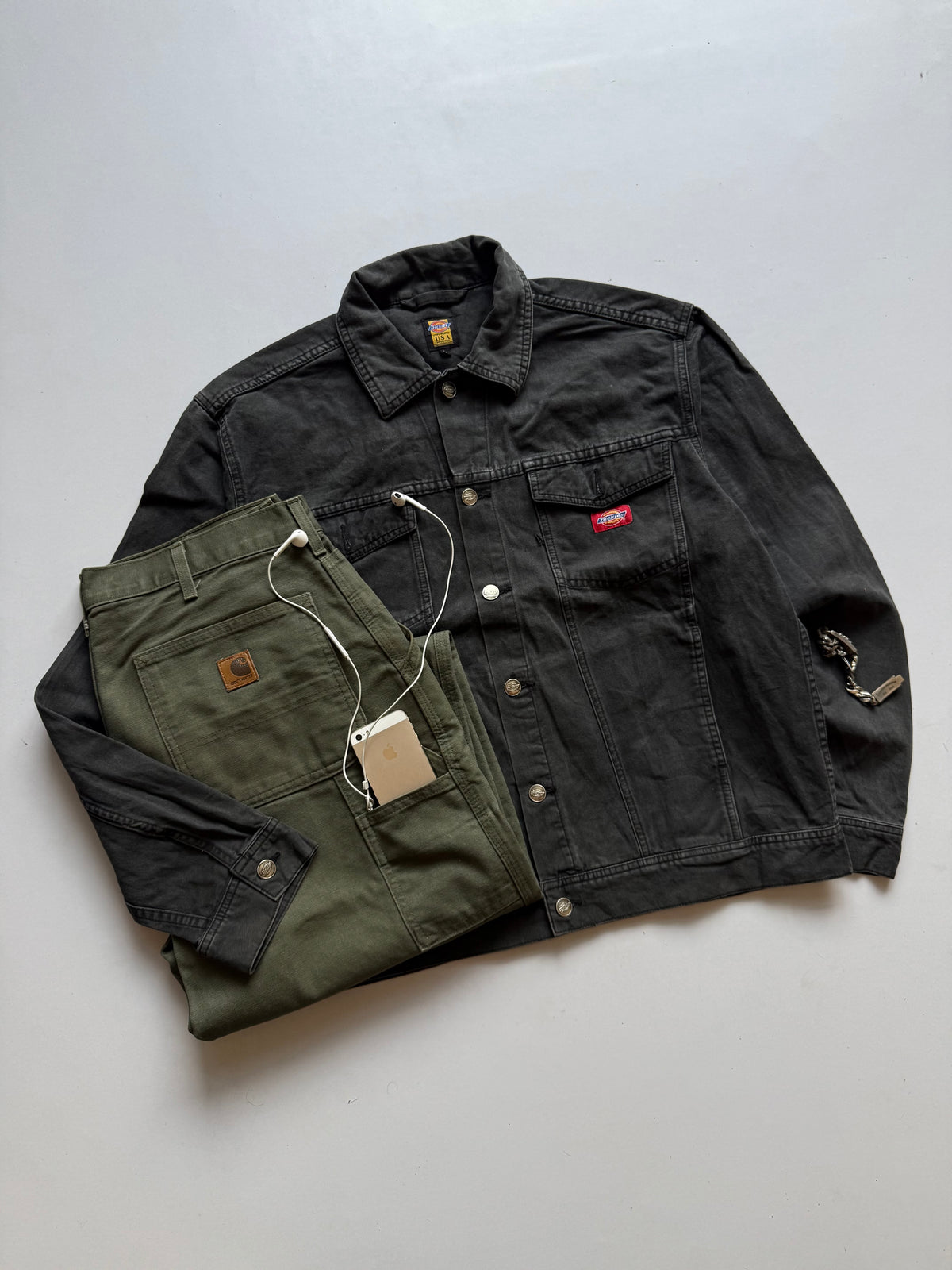 VINTAGE RARE DICKIES USA DENIM JACKET