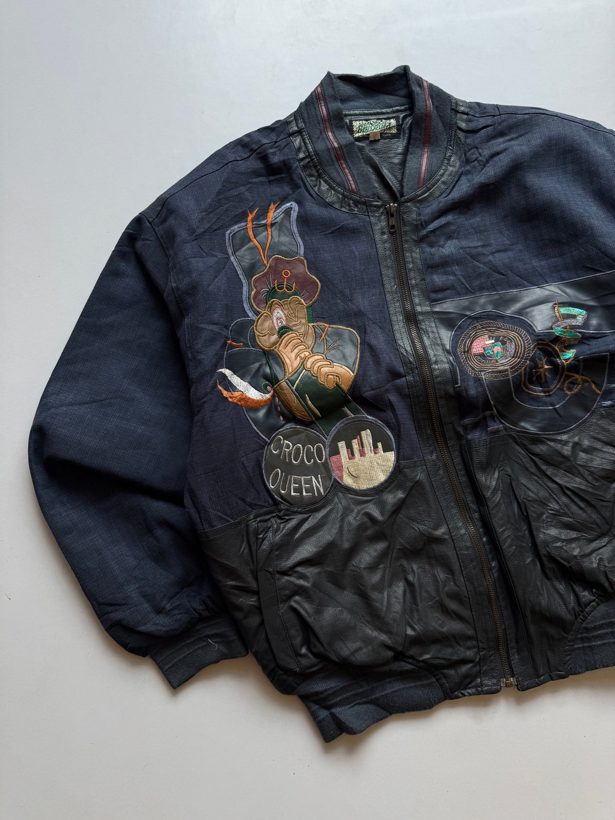 VINTAGE CROCO DESIGNER JACKET