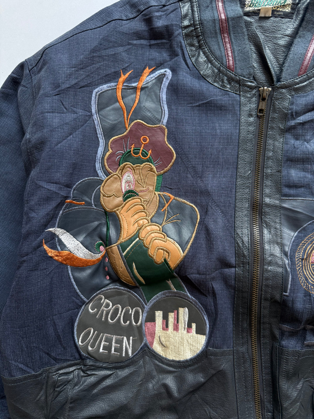 VINTAGE CROCO DESIGNER JACKET