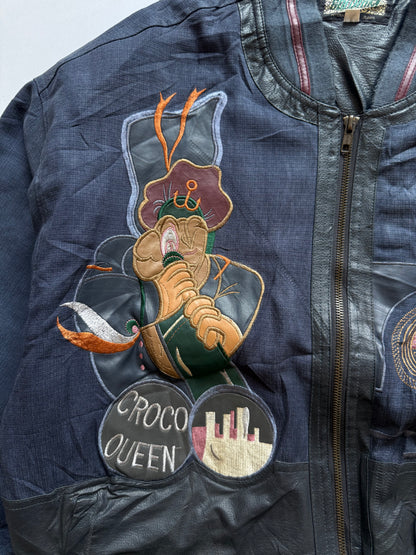 VINTAGE CROCO DESIGNER JACKET