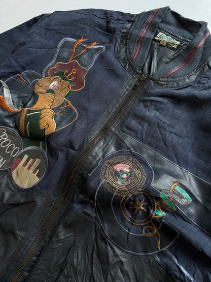 VINTAGE CROCO DESIGNER JACKET