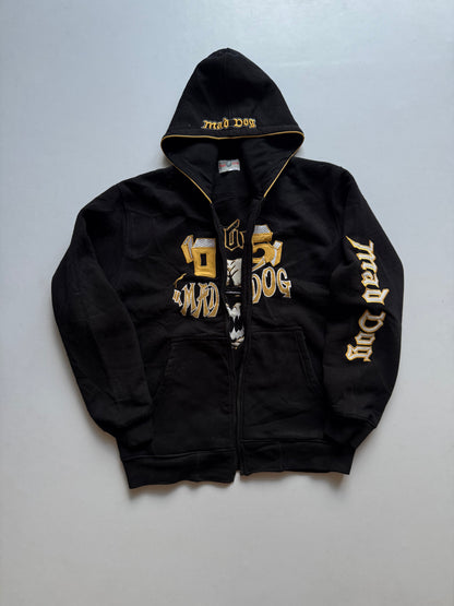 VINTAGE MAD DOG HOOED ZIPPER
