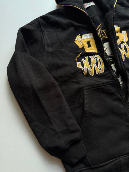 VINTAGE MAD DOG HOOED ZIPPER