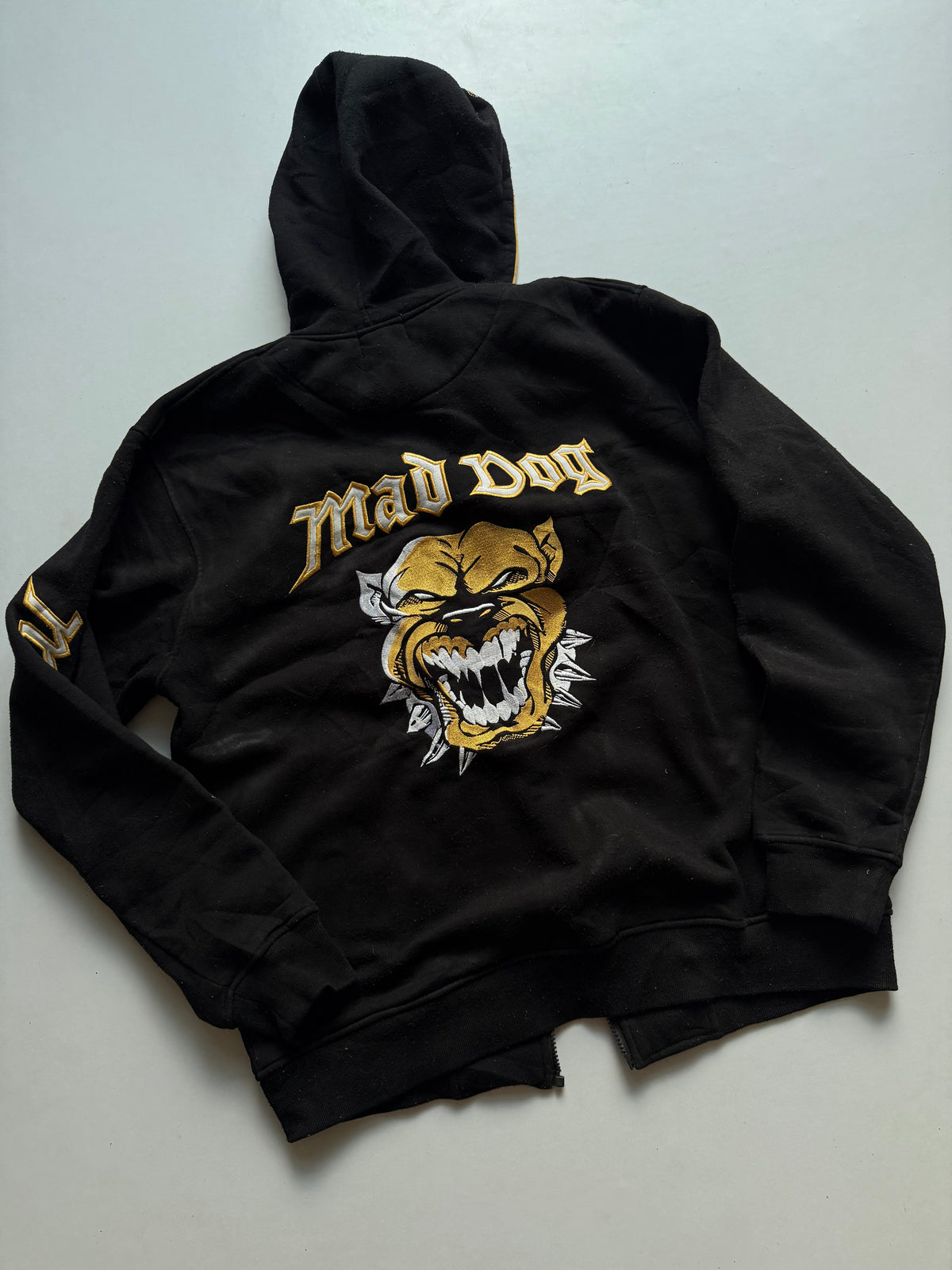 VINTAGE MAD DOG HOOED ZIPPER