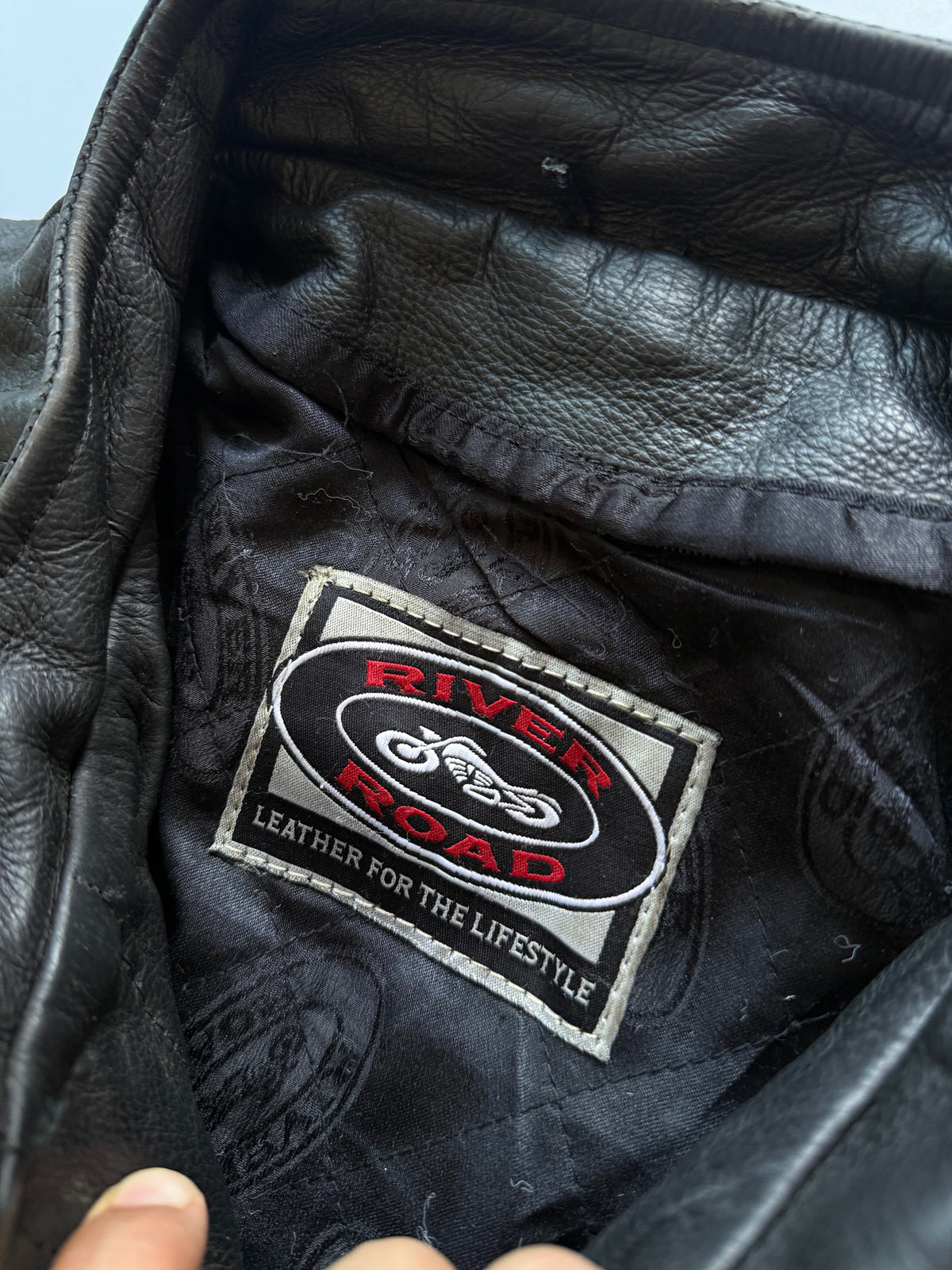 VINTAGE RARE RIVER ROAD LEATHER BIKER JACKET (Heavyweight)
