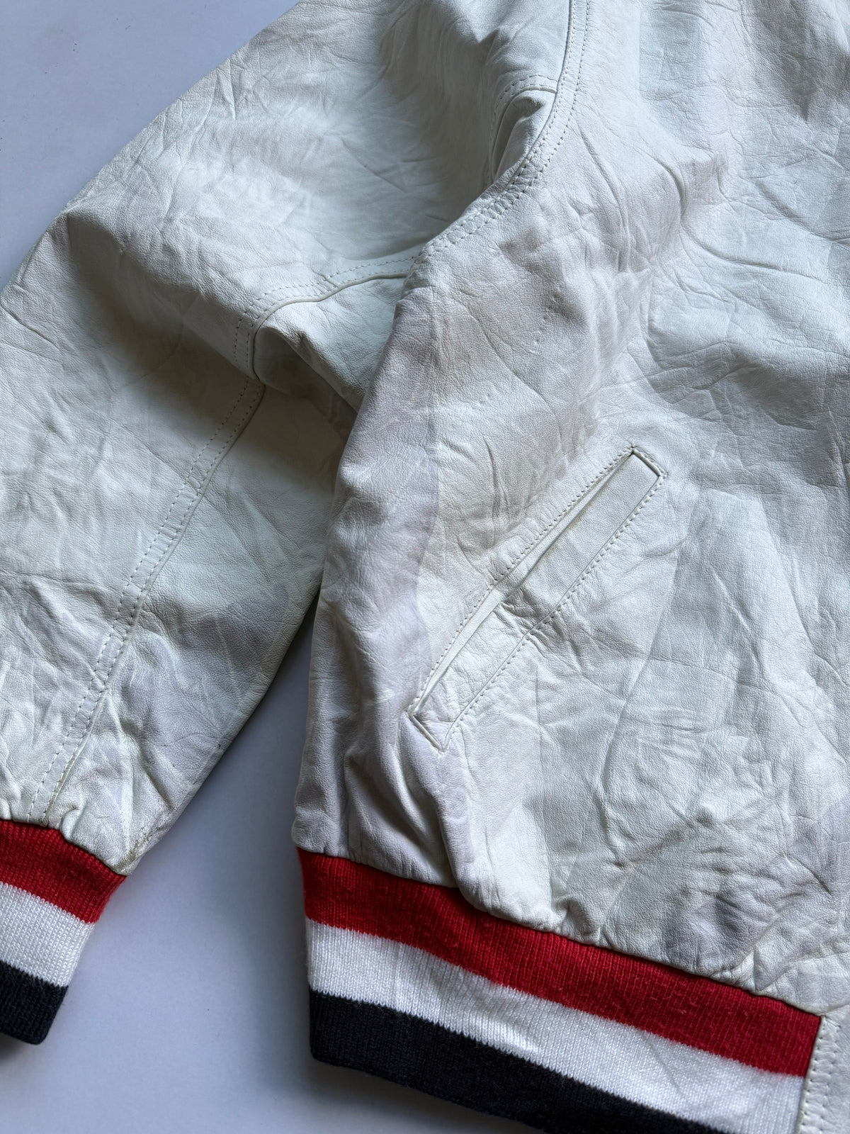 VINTAGE BELL HELMETS LEATHER JACKET