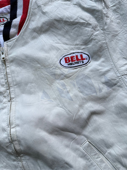 VINTAGE BELL HELMETS LEATHER JACKET