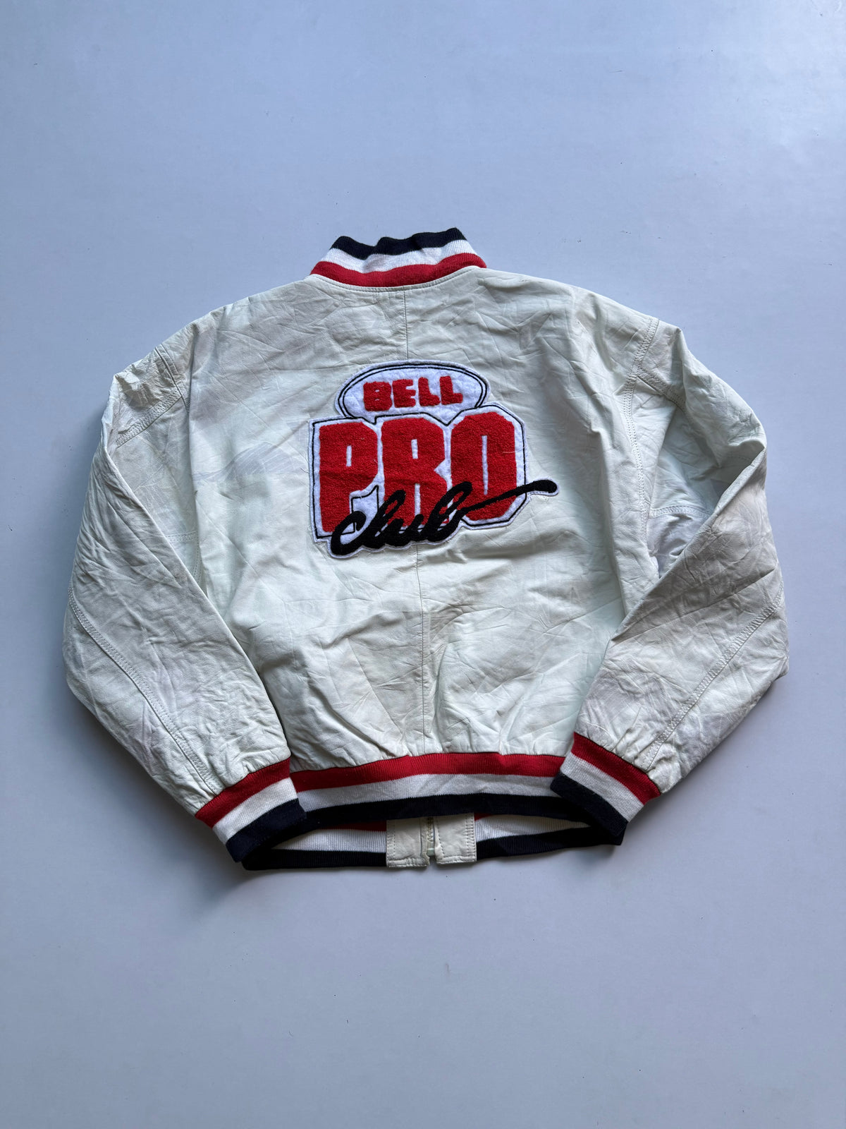 VINTAGE BELL HELMETS LEATHER JACKET